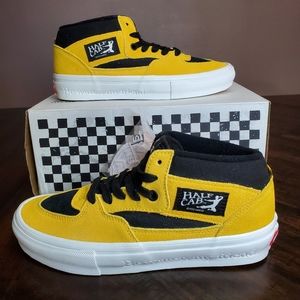 Vans Skate Half Cab Bruce Lee Black Yellow Men Size 6.5, equivalent to Women 8